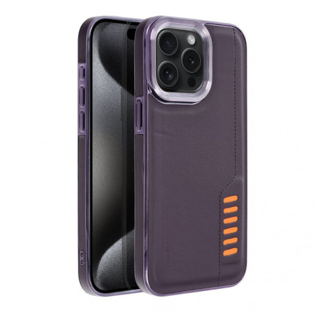 Kryt MILANO na Apple iPhone 15 Pro Max Tmavo fialový (purple)