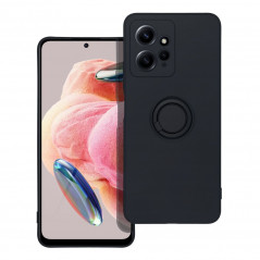 Kryt Silicone ring na XIAOMI Redmi Note 12 4G Čierny
