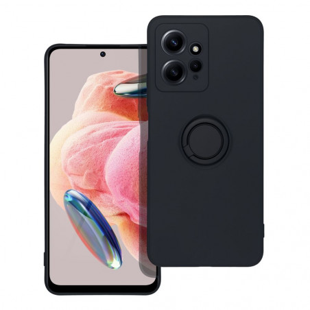 Kryt Silicone ring na XIAOMI Redmi Note 12 4G Čierny