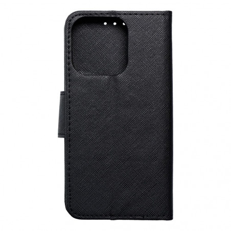 Peňaženkové puzdro Fancy Book na Apple iPhone 15 Pro Čierny