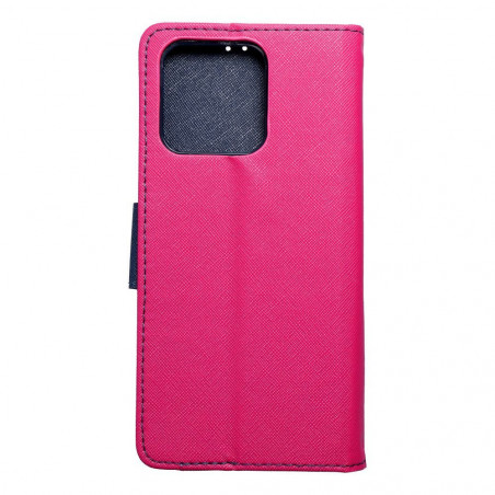 Peňaženkové puzdro Fancy Book na XIAOMI Redmi 10C Ružova / Námornícka modrá