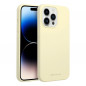 Kryt Roar Cloud-Skin na Apple iPhone 14 Pro Max Svetlo žltý