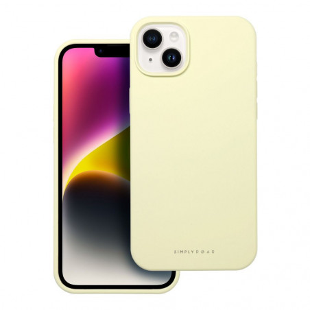 Kryt Roar Cloud-Skin na Apple iPhone 14 Plus Svetlo žltý