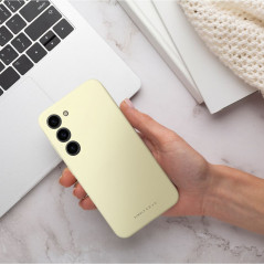Kryt Roar Cloud-Skin na Samsung Galaxy A14 LTE Svetlo žltý