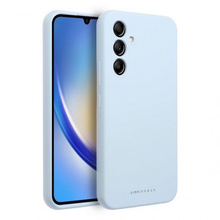 Kryt Roar Cloud-Skin na Samsung Galaxy A34 Svetlo modrý
