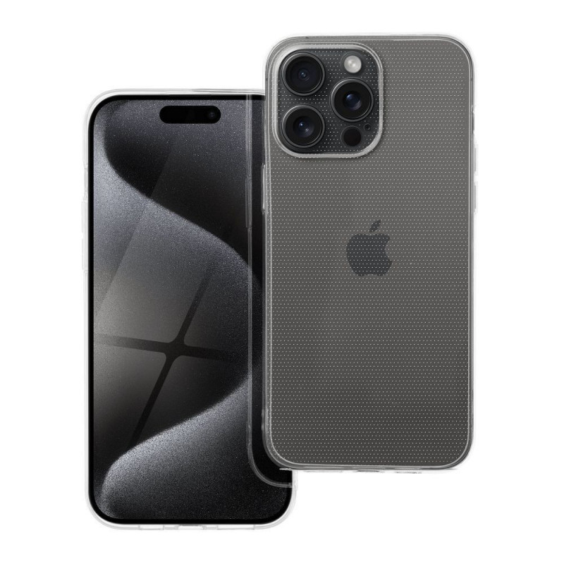 Kryt CLEAR 2mm na Apple iPhone 15 Pro Max Transparentný