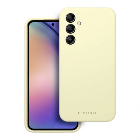 Kryt Roar Cloud-Skin na Samsung Galaxy A54 Svetlo žltý