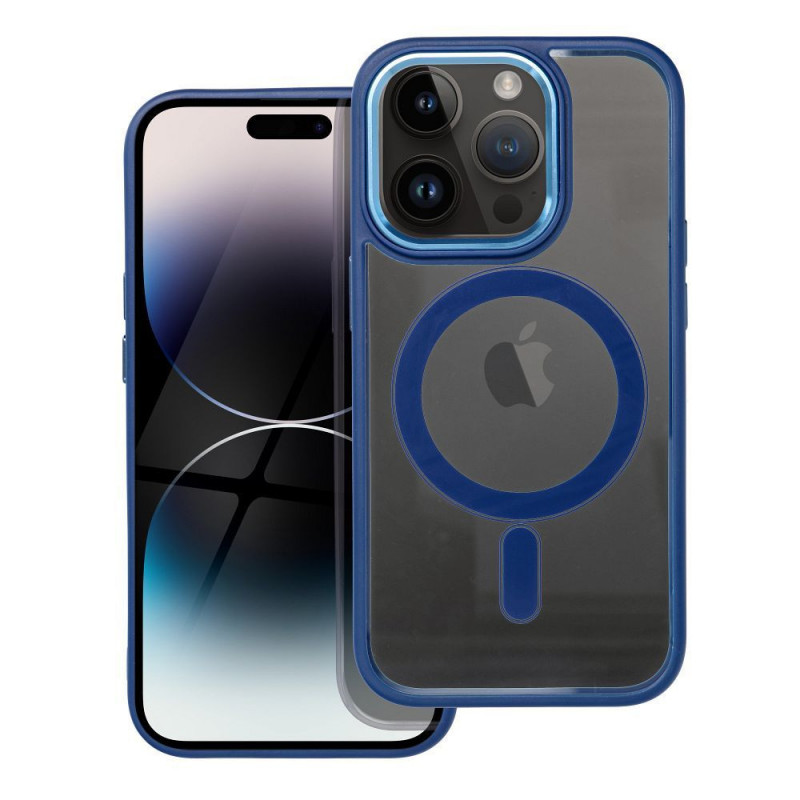 Kryt Color Edge Mag na Apple iPhone 14 Pro MagSAFE  Námornícka modrá