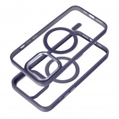 Kryt Color Edge Mag na Apple iPhone 15 Pro Max MagSAFE  Hlboká fialová