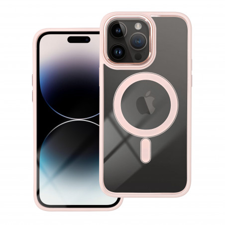 Kryt Color Edge Mag na Apple iPhone 14 Pro Max MagSAFE Ružový