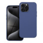 Kryt Silicone na Apple iPhone 15 Pro Max Elegant  Modrý