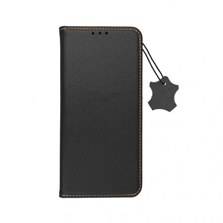 Peňaženkové puzdro Leather case SMART PRO na Apple iPhone 15 Elegant  Čierny