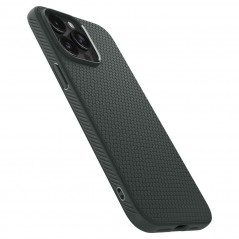 Kryt Spigen  Liquid Air na Apple iPhone 15 Pro Temne zelená