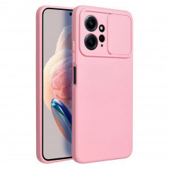 Kryt Slide na XIAOMI Redmi Note 12 4G Svetlo ružový
