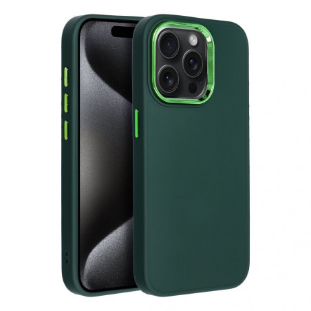 Kryt FRAME na Apple iPhone 15 Pro Elegant Zelený