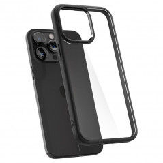 Kryt Spigen Ultra Hybrid na Apple iPhone 15 Pro Max Krištáľovo čistý  Matná čierna