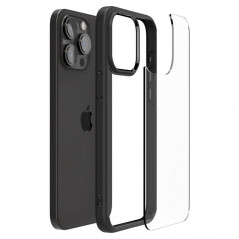 Kryt Spigen Ultra Hybrid na Apple iPhone 15 Pro Max Krištáľovo čistý  Matná čierna