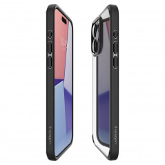 Kryt Spigen Ultra Hybrid na Apple iPhone 15 Pro Max Krištáľovo čistý  Matná čierna