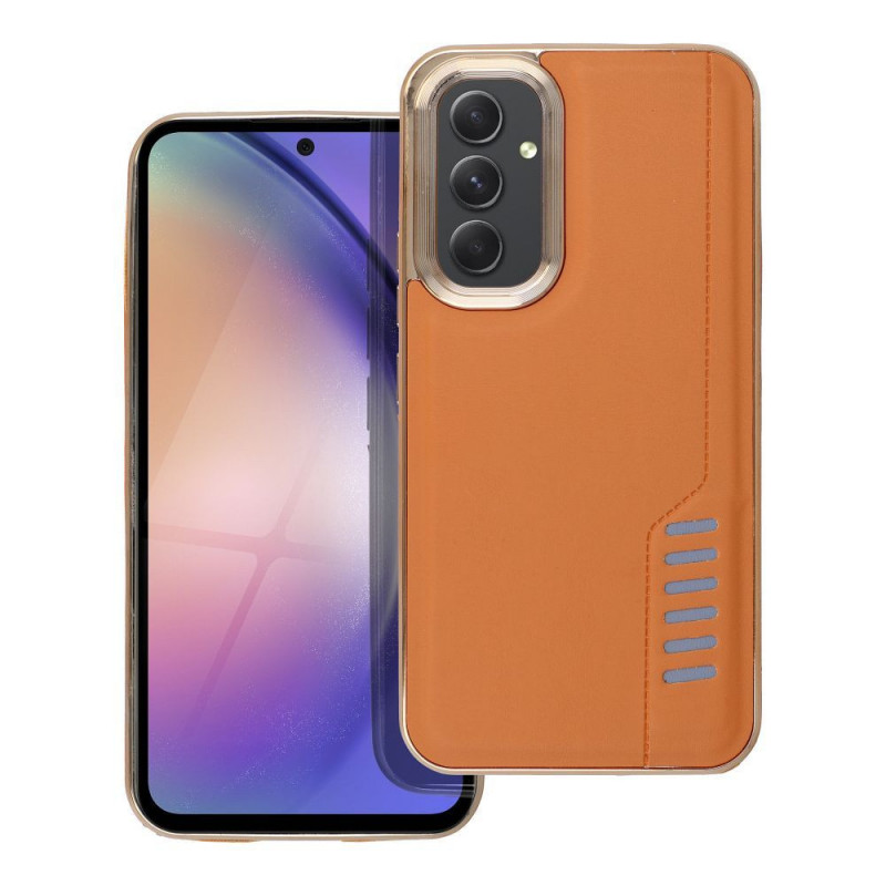Kryt MILANO na Samsung Galaxy A54 Hnedý Kryt MILANO na Samsung Galaxy A54 Hnedý
