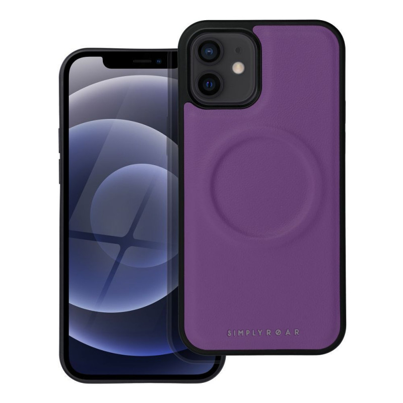 Kryt Roar Mag Morning na Apple iPhone 12 Elegant  MagSAFE  Fialový (Purple)