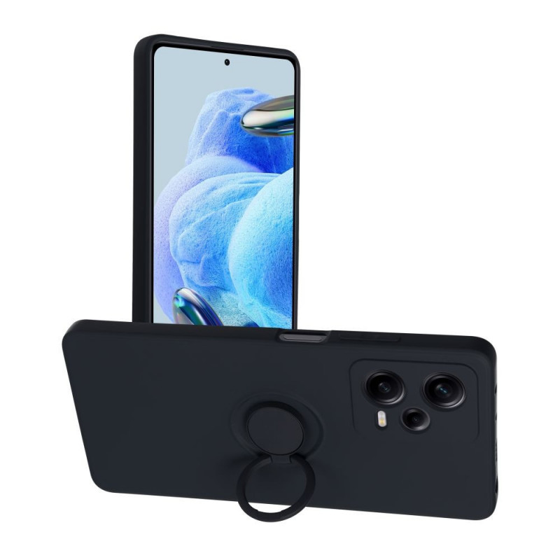 Kryt Silicone ring na XIAOMI Redmi Note 12 Pro 5G Čierny