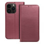 Peňaženkové puzdro Smart Magneto book na Apple iPhone 15 Pro Max Bordový