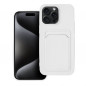 Kryt Card na Apple iPhone 15 Pro Max Biely