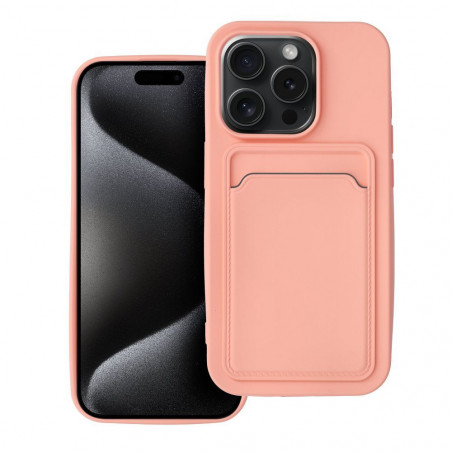 Kryt Card na Apple iPhone 15 Pro Ružový