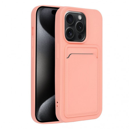 Kryt Card na Apple iPhone 15 Pro Ružový