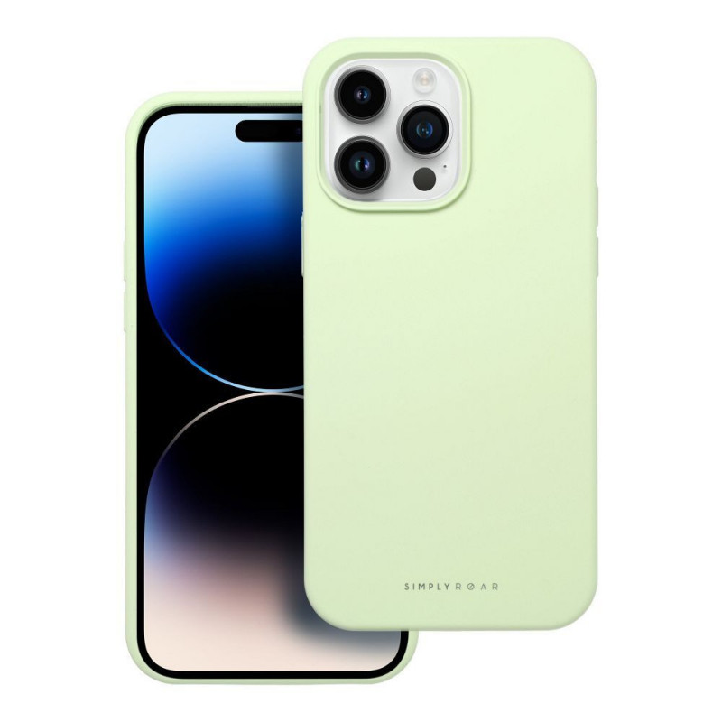 Kryt Roar Cloud-Skin na Apple iPhone 14 Pro Max Svetlo zelený