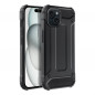 Tvrdený kryt Armor na Apple iPhone 15 Čierny