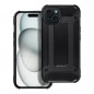 Tvrdený kryt Armor na Apple iPhone 15 Čierny