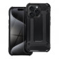 Tvrdený kryt Armor na Apple iPhone 15 Pro Čierny