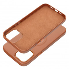 Kryt Roar Leather Mag na Apple iPhone 12 Pro Max Elegant  MagSAFE  Hnedý