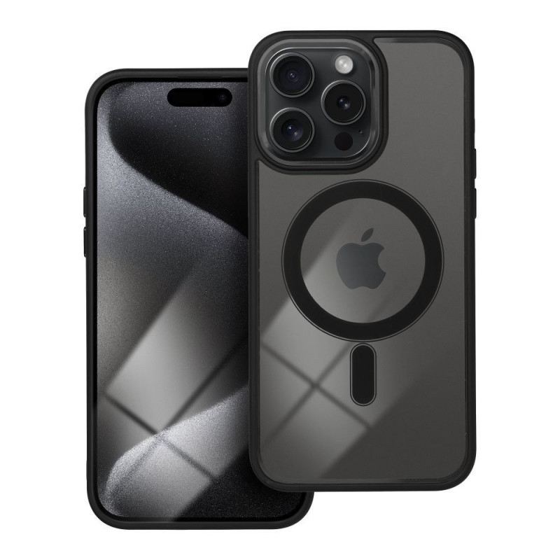 Kryt Color Edge Mag na Apple iPhone 15 Pro Max MagSAFE  Čierny