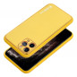 Kryt Leather na Apple iPhone 15 Žltý