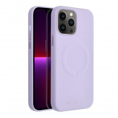 Kryt Roar Leather Mag na Apple iPhone 13 Pro Max Elegant MagSAFE Fialový (Purple)