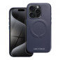 Kryt Roar Leather Mag na Apple iPhone 15 Pro Elegant  MagSAFE  Tmavší modrý