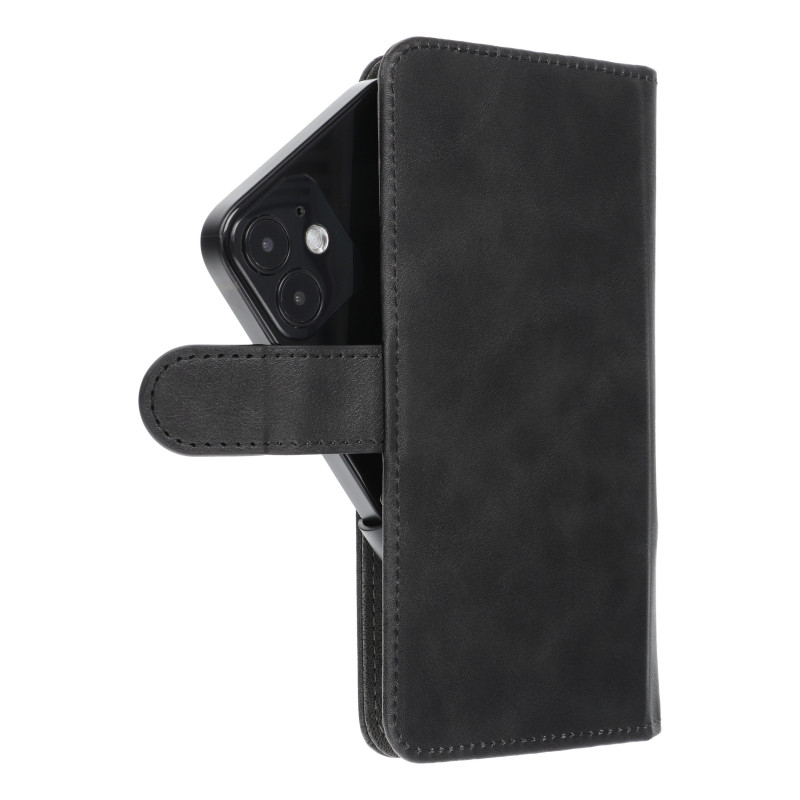Univerzálne puzdro, Peňaženkové puzdro COMMON book na Samsung Galaxy S21 5G Elegant, Mäkká podšívka vo vnútri  Čierny