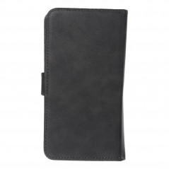 Univerzálne puzdro, Peňaženkové puzdro COMMON book na Samsung Galaxy S21 5G Elegant, Mäkká podšívka vo vnútri  Čierny