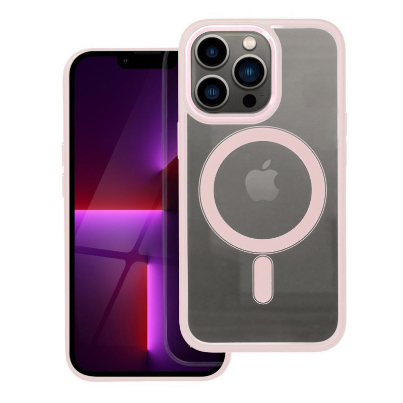 Kryt Color Edge Mag na Apple iPhone 13 Pro MagSAFE  Ružový