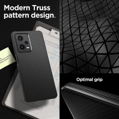 Kryt Spigen  Liquid Air na XIAOMI Redmi Note 12 Pro 5G Matná čierna