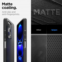 Kryt Spigen  Liquid Air na XIAOMI Redmi Note 12 Pro 5G Matná čierna