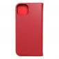 Peňaženkové puzdro Leather case SMART PRO na Apple iPhone 15 Plus Elegant  Vinovo červený