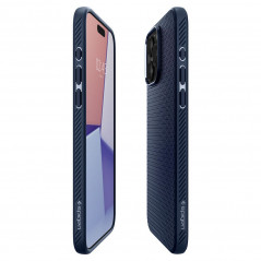 Kryt Spigen  Liquid Air na Apple iPhone 15 Pro Max Námornícka modrá