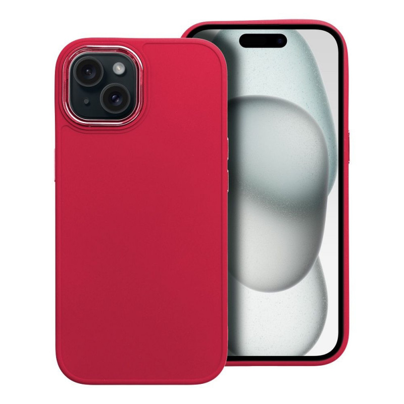 Kryt FRAME na Apple iPhone 15 Elegant  Purpurový