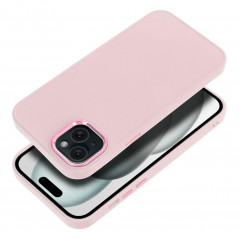 Kryt FRAME na Apple iPhone 15 Plus Elegant  Púdrovo ružový