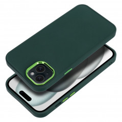 Kryt FRAME na Apple iPhone 15 Plus Elegant  Zelený