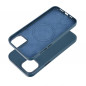 Kryt Leather Mag Cover na Apple iPhone 15 Plus Elegant  MagSAFE  Indigový modrý