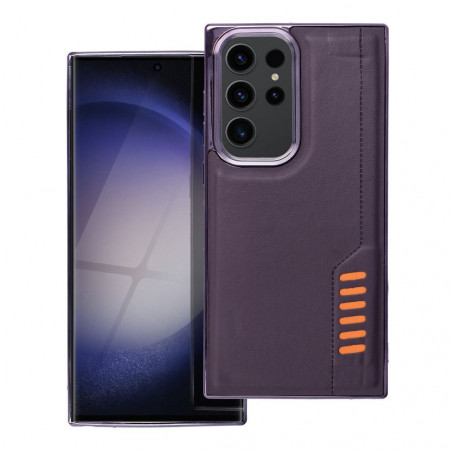 Kryt MILANO na Samsung Galaxy S23 Ultra 5G Tmavo fialový (purple)